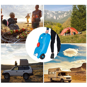HOMFUL 40L Ruedas portátiles <span class=keywords><strong>Autocaravana</strong></span> Transportador de aguas residuales Tanque de <span class=keywords><strong>agua</strong></span> Almacenamiento RV Accesorios RV Tanque de aguas residuales - Product Image 4