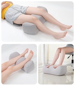 Hoge Dichtheid Golvende Traagschuim Beensteun Kussen Gebreide Verpleging Verhoogde Hogere Ondersteuning Met Golvend Ontwerp - Product Image 2