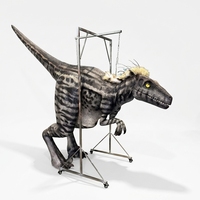 Costume de dinosaure en silicone personnalisé pour Halloween, pour une utilisation en intérieur/extérieur dans les parcs d'aventure, les centres commerciaux et les événements aéroportuaires