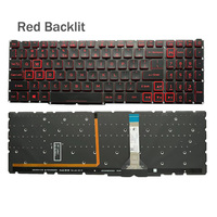 Teclado Interno para Portátil Acer Nitro AN715-51 54 55 43 AN515-51 54 55 43 AN517-51 54 55 43 N18C3 N18C4 N20C1 con Retroiluminación