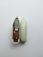 Machine à broder au laser Saurer Qinyuan, navette en plastique blanche/noire de 1 kg, utilisable à gauche/droite, avec inspection vidéo