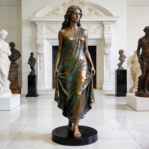 <span class=keywords><strong>Sculpture</strong></span> de grande taille sur mesure pour place publique extérieure, statue en bronze de la reine Boudica des Celtes - Product Image 3