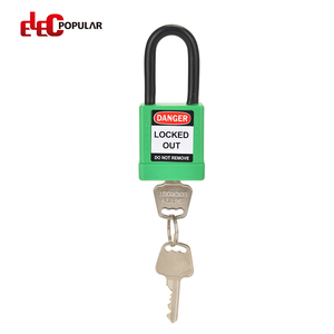Elecpopular Candado de Seguridad Personalizado 38mm * 6mm No Conductor Impermeable A Prueba de Polvo Cuerpo de Aluminio Bloqueo de Acero Equipo de Etiquetado - Product Image 6