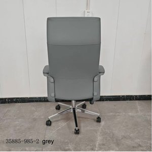 Modern and comfortable office main chair 35885-985-2 <b>grey</b> & beige - Product Image 4