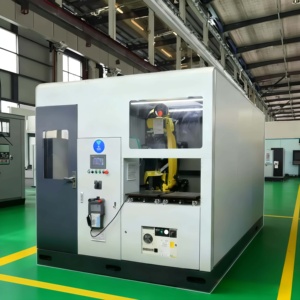 Machine de polissage programmable à servomoteur robotisé pour le meulage automatique haute vitesse des surfaces métalliques, idéale pour les éviers en acier inoxydable - Product Image 1