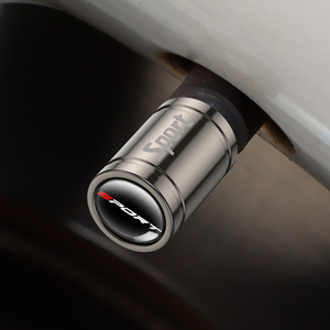 Nouveaux capuchons de valve de chambre à air sportifs en métal pour jantes de voiture, protection anti-poussière pour réparation et remplacement de pneus - Product Image 2