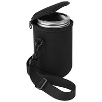 Sac isotherme personnalisé en néoprène pour bocal Mason, pochette isolante pour bocal Mason, housse pour bouteille en verre avec sangle réglable
