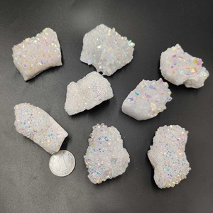 Irregular Size Angel Aura <b>Crystal</b> <b>Cluster</b> Healing Stones Natural Gemstones Aura Color <b>Crystal</b> <b>Cluster</b> - Product Image 3