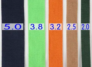 Многоцветная хлопчатобумажная тканая лямка, ремешок для сумки, ремень для сумки, пряжки, запас, 1 ", 25 мм