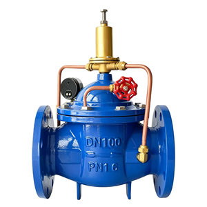 Válvula de Control Hidráulico 500X de Hierro Dúctil y Válvula de Alivio para Drenaje Automático de Tuberías de Suministro de Agua - Product Image 2