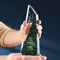 Nouveau Marble K9 Crystal Trophy sports football luxe idée créative prix trophées médailles plaques