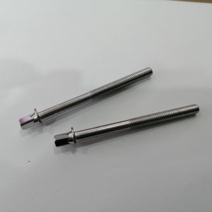 อุปกรณ์เสริมชุดกลองขายส่ง สกรูกลอง เหล็กชุบนิกเกิล M6 อุปกรณ์ฮาร์ดแวร์กลอง สกรูเครื่องกลอง - Product Image 1