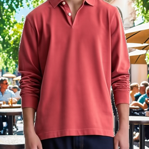 เสื้อเชิ้ตผู้ชายผ้าฝ้าย 100% สำหรับใส่ลำลองพิมพ์ลายลำลอง - Product Image 3