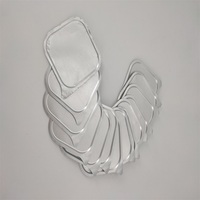 Moules à gâteau miniatures à parois lisses de 180 ml, boîte à cupcakes carrée, moule à dessert carré de petite taille, contenants en aluminium avec couvercle, 6 OZ