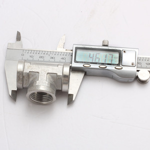 ข้อต่อทีสเตนเลสสตีลขนาด 1/2 นิ้ว เกลียวใน สำหรับอุปกรณ์ประปา - Product Image 4