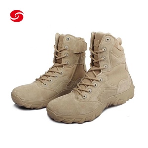 China XinXing <strong>Tactical</strong> Khaki Suede Leather Security Desert <strong>Tactical</strong> <strong>Boot</strong> Desert <strong>Boots</strong> - Product Image 2