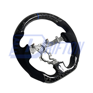 Volant de course en fibre de carbone forgée avec protection UV, finition brillante et mate personnalisée pour Nissan GTR R35 (Drifton) - Product Image 2