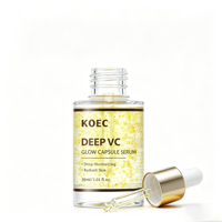 Sérum liquide à la vitamine C profonde KOEC, niacinamide pour le visage, pour éclaircir, hydrater, illuminer, anti-âge, OEM