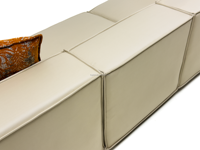 Modulare Sofa garnitur Kompression ssofa Box Sofa kleine Verpackungs größe komprimiert einfache Lieferung Wohnzimmer PU Leder couch Großhandel