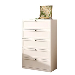 Cómoda de Hierro con Cinco Cajones, Mueble de Almacenamiento Moderno, Cómoda Independiente para Dormitorio, Mueble de Hierro Forjado de Múltiples Niveles - Product Image 5