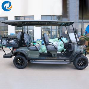 Voiture de golf électrique 4 places fiable et homologuée pour la route, idéale pour les stations balnéaires et les communautés - Product Image 1