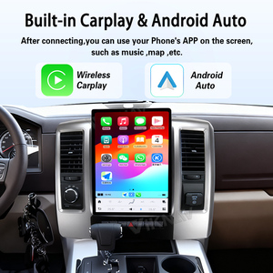 13.8 Inch Android Car Radio for Dodge Ram 2008-2012 Multimedia Video Player GPS Navigation Touch Screen 4G LTE <b>Wireless</b> Carplay - Product Image 4