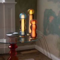 Luminaire suspendu en verre design, créatif pour bar, salon, table basse, décoration, disponible en taille moyenne, lustres, lampes suspendues