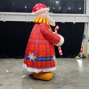 <span class=keywords><strong>Santa</strong></span> <span class=keywords><strong>Claus</strong></span> Inflable Gigante, Mascota de Papá Noel, Decoraciones Navideñas para Exteriores, Impermeables y Duraderas - Product Image 3