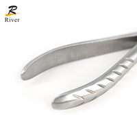 Pince pour coussin de nez, outils optiques de rivière, accessoires de lunettes, pince pour ajuster le support, pince en acier inoxydable R-EB15