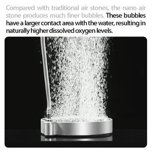 Disco Difusor de Aire de Burbujas Ultrafinas de 10cm para Acuario con Válvula Antirretorno y Ventosa, Aireador Duradero de Bajo Ruido para Peceras - Product Image 2