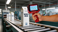 Máquina de Codificación TIJ Portátil con Pantalla para Impresión en Productos Cerámicos