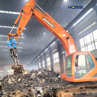 Cisaille de démolition hydraulique rotative à 360° pour démontage de voitures, pour excavatrices de 5 à 35 tonnes, recyclage de voitures, ferraille, usage intensif