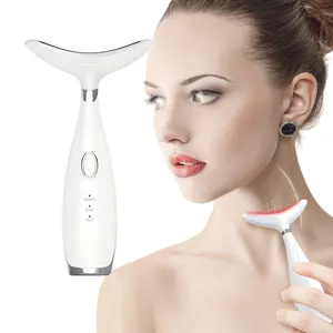 Ems Facial Neck Care Lift Massager Anti-Wrinkle Machine V Shape Face Facial Neck Tightening Lifting Beauty Device