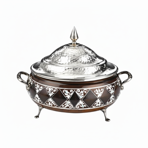 Pot arabe de haute qualité Casserole de luxe faite à la main de meilleure qualité Casserole de forme ronde Cuisine de table Nourriture chaude - Product Image 1