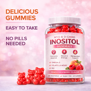 Gomitas de Inositol OEM para Mujeres, Fórmula Myo D Chiro, Equilibrio Hormonal, Apoyo al Metabolismo, Gomitas Sin Azúcar - Product Image 4