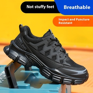 New Quality <b>Work</b> Safety <b>Shoes</b> <b>Men</b> Breathable Lightweight <b>Work</b> Sneakers Steel Toe <b>Shoes</b> Puncture-Proof Security <b>Work</b> <b>Shoes</b> <b>Men</b> - Product Image 3