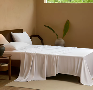 Juego <span class=keywords><strong>de</strong></span> Sábanas <span class=keywords><strong>de</strong></span> Lujo al por Mayor con Logotipo Personalizado, 4 Piezas, 100% Algodón Satinado, <span class=keywords><strong>300</strong></span> <span class=keywords><strong>Hilos</strong></span>, Sábana Plana y Ajustable - Product Image 2