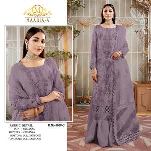 Série la plus vendue exclusivement tendance de costume pakistanais avec style fantaisie Salwar Kameez pour mariage et fête - Product Image 3