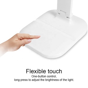 Portable Folding LED Desk Lamp with Touch Control and 3000K/4000K/6000K Dimming Modern ABS Design Rectangle Shade <b>USB</b> <b>Plug</b>-In - Product Image 5