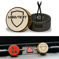 Diffuseur de parfum pour voiture en métal découpé sur mesure avec logo personnalisé, diffuseur de bureau à évaporation naturelle sans électricité, décoratif, solide, multi