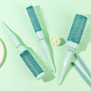 Wanmei Barbershop Salon Hair Styling Tools Plastic Hair Professional Round <strong>Blowdry</strong> <strong>Brush</strong> Cheap Round Hair <strong>Brush</strong> - Product Image 6