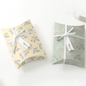 Creative Design Paperboard Gift Box in Pillow Shape for Birthday &amp; Wedding <strong>Parties</strong> Packaging <strong>Sweet</strong> Candy for Cookies &amp; Favors - Product Image 3