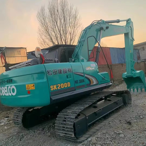 Excavadora de Orugas Kobelco SK200 de 20 Toneladas, Modelo 2020, Usada Original, Motor Mitsubishi Hino, Cucharón de 1.2m, 112KW, 2001-4000 Horas - Product Image 1