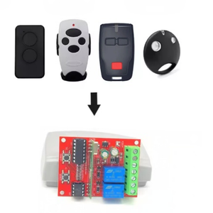433.92mhz <span class=keywords><strong>AVIDSEN</strong></span> Récepteur Commutateur 12V-24V pour <span class=keywords><strong>AVIDSEN</strong></span> 104251 104250 104257 654250 114253 Porte De Garage Télécommande 2 Canaux - Product Image 1