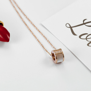 Bán Buôn 14K <span class=keywords><strong>Glod</strong></span> Mạ Thép Không Gỉ Vòng Vòng Vòng Cổ Hình Chữ O Chuỗi Không Thấm Nước Đồ Trang Sức Thời Trang Cho Phụ Nữ - Product Image 4