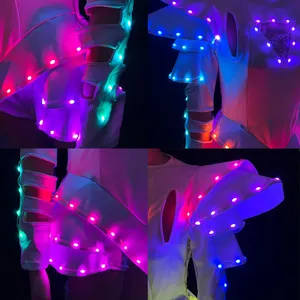Costume da Ballerina Guerriera Femminile LED, Tuta Luminosa Colorata, Accessori per Feste Disco per Donne/Ragazze - Product Image 4