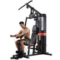 Equipo de Gimnasio Multifuncional para Entrenamiento de Fuerza, Conjunto de Ejercicio Físico Combinado para el Hogar, Estación Multifunción