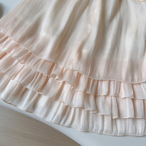 Vestido Versátil Estilo Coreano para Niñas, Nuevo Vestido de Verano a la Moda con Perlas y <span class=keywords><strong>Gasa</strong></span>, Cuello Halter con Rosas, Vestido de Princesa - Product Image 5