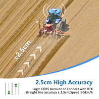 SMAJAYU JY305 Sistema de Dirección Automática para Agricultura de Precisión RTK GNSS con Precisión de 2.5 cm, Sistema de Conducción Automática para Tractores