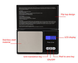 Bijoux numériques à la mode 100g, 200g, 500g, 1kg, gamme de poids 0.01g, 0.1g, LCD, poids en <span class=keywords><strong>grammes</strong></span> d'or, <span class=keywords><strong>Balance</strong></span> 1000g, <span class=keywords><strong>Balance</strong></span> de poche - Product Image 3
